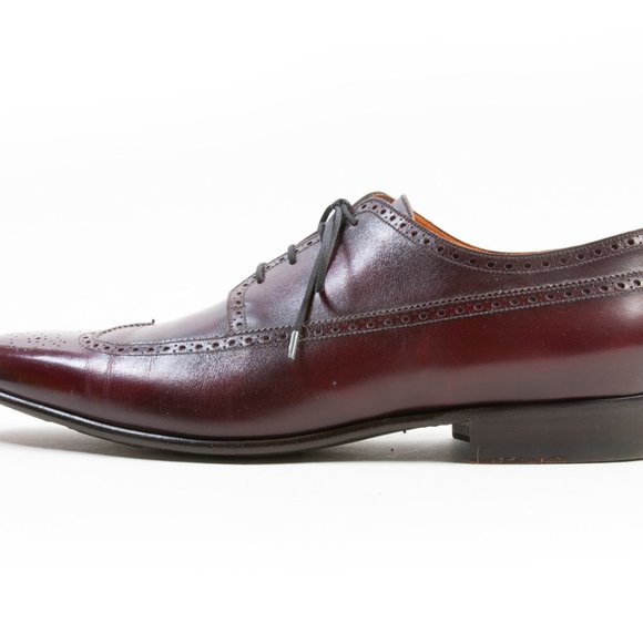 J.M. Weston Chestnut Brown Longwing Shoes - Picture 2 of 7